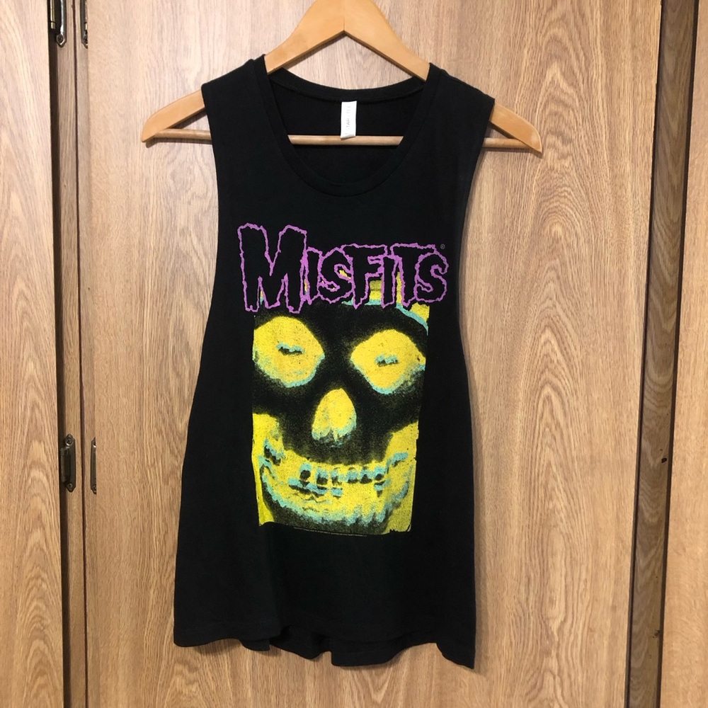 Hot Topic Black Misfits Tank Top